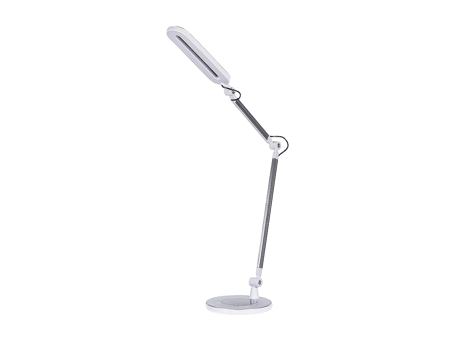 Lampada da scrivania a LED GRUS con dimmer Metallo Argento