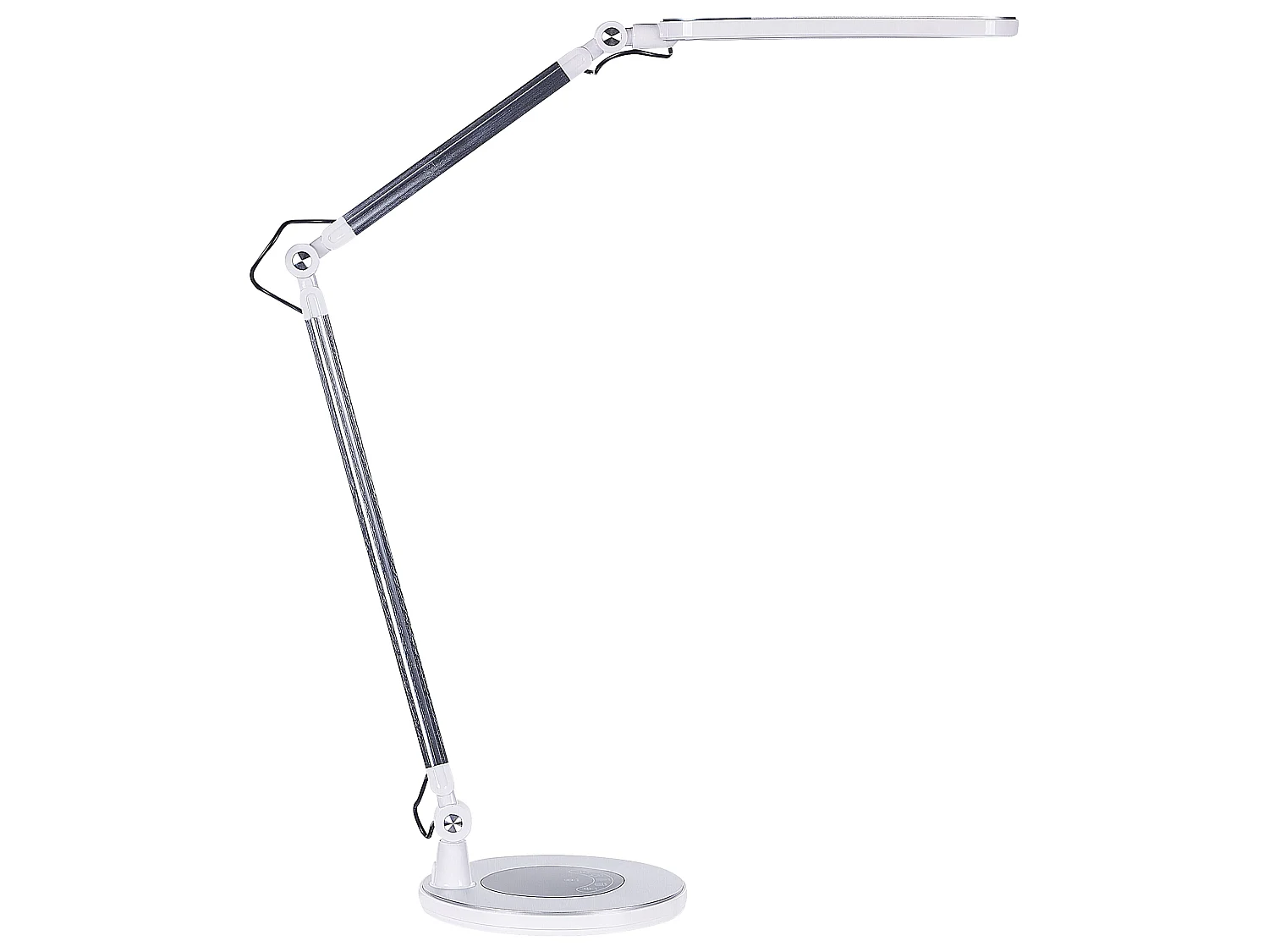 Lampe de bureau LED GRUS Avec variateur Métal Argenté