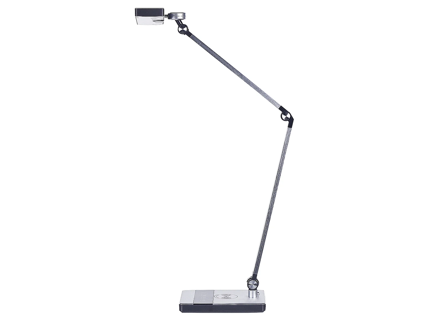 LED bureaulamp LACERTA Met draadloze oplader Metaal Zilver