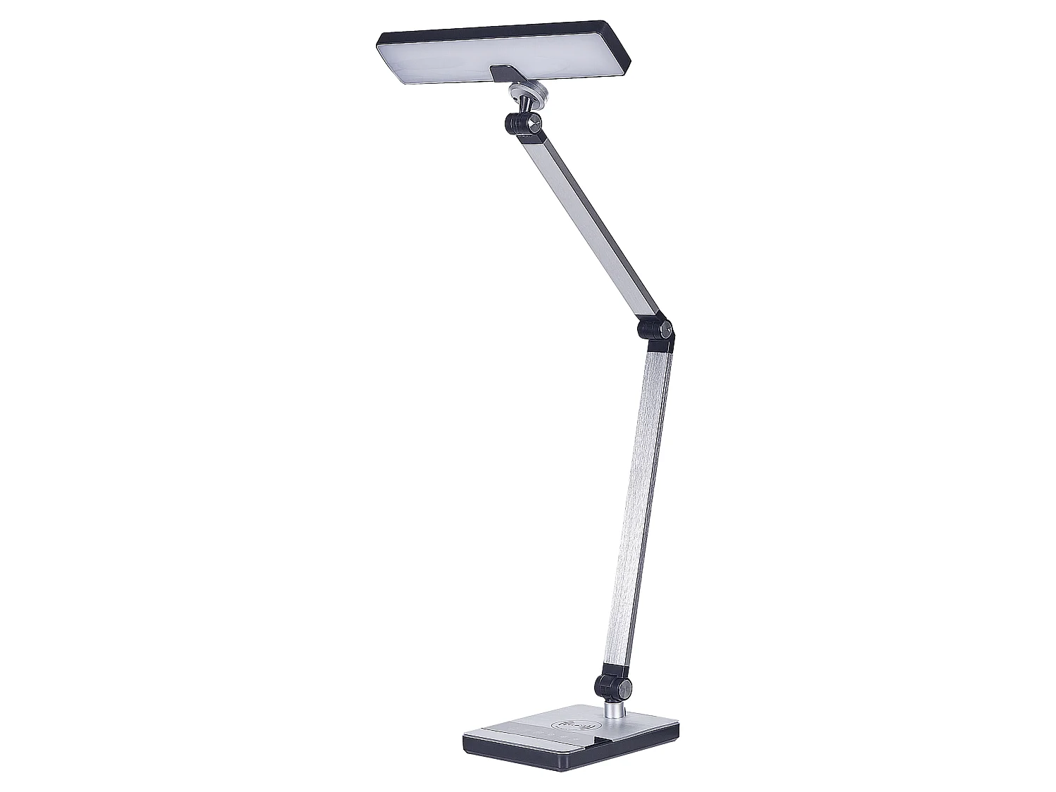 LED bureaulamp LACERTA Met draadloze oplader Metaal Zilver