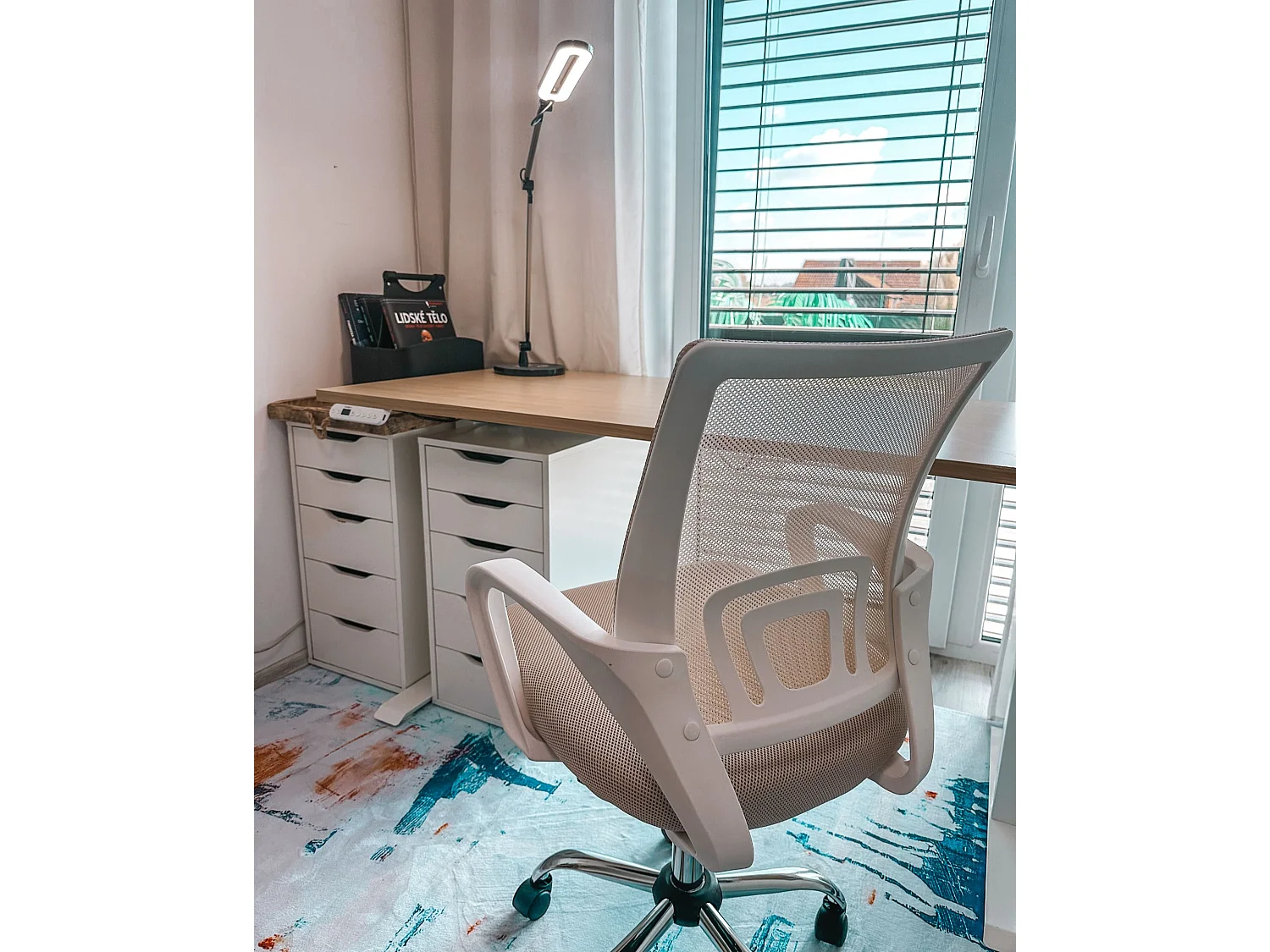Lampe de bureau LED GRUS Avec variateur Métal Noir