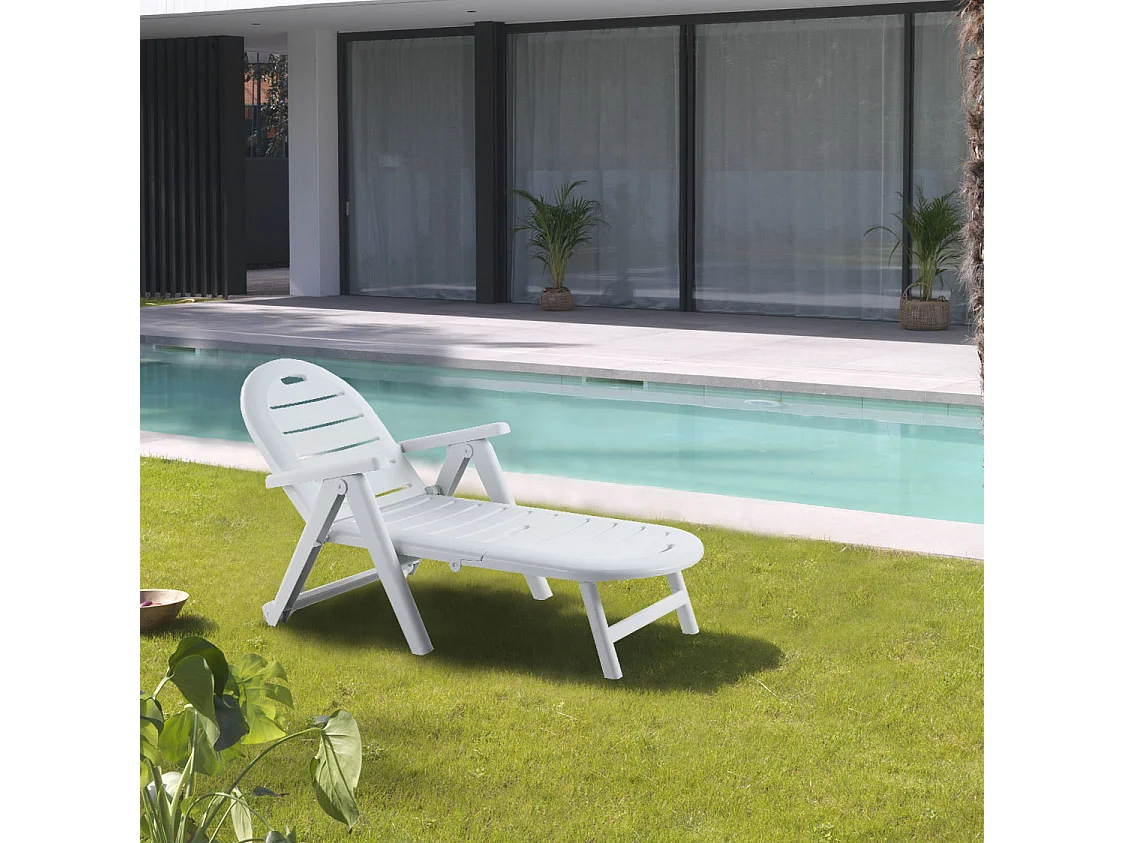 Bain de soleil blanc CAIMAN