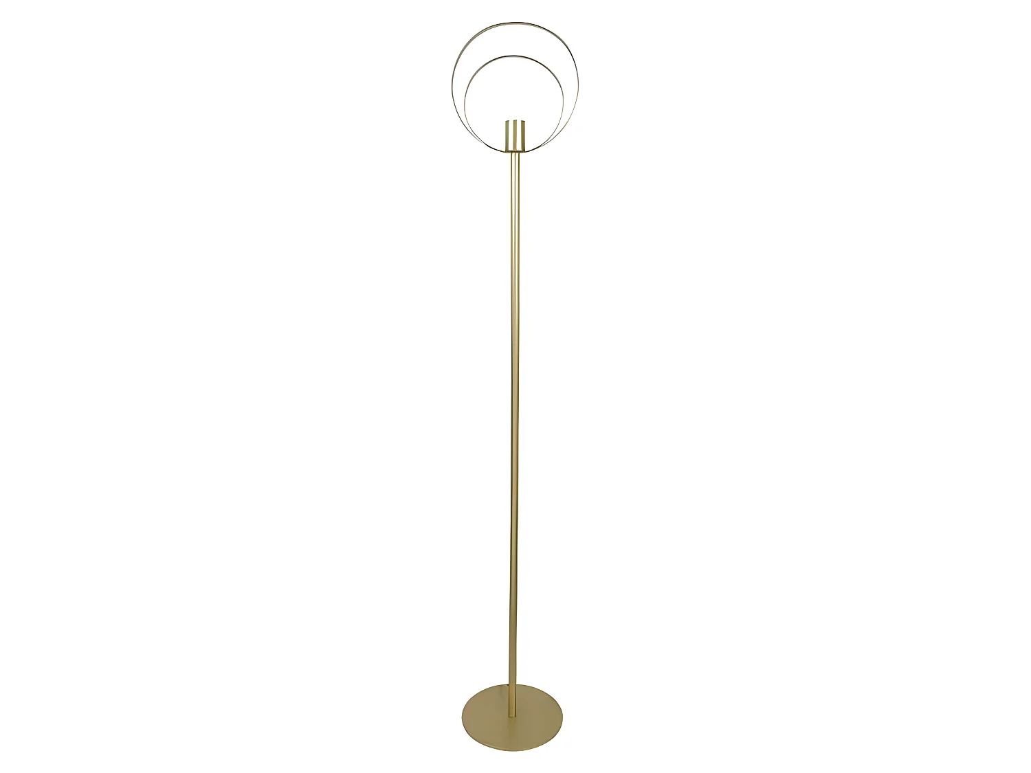Lampadaire métal doré H160 Saturne Ostaria
