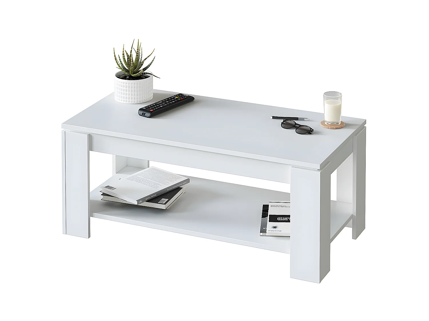 Mesa de centro con tapa elevable - L102 cm - Ambit