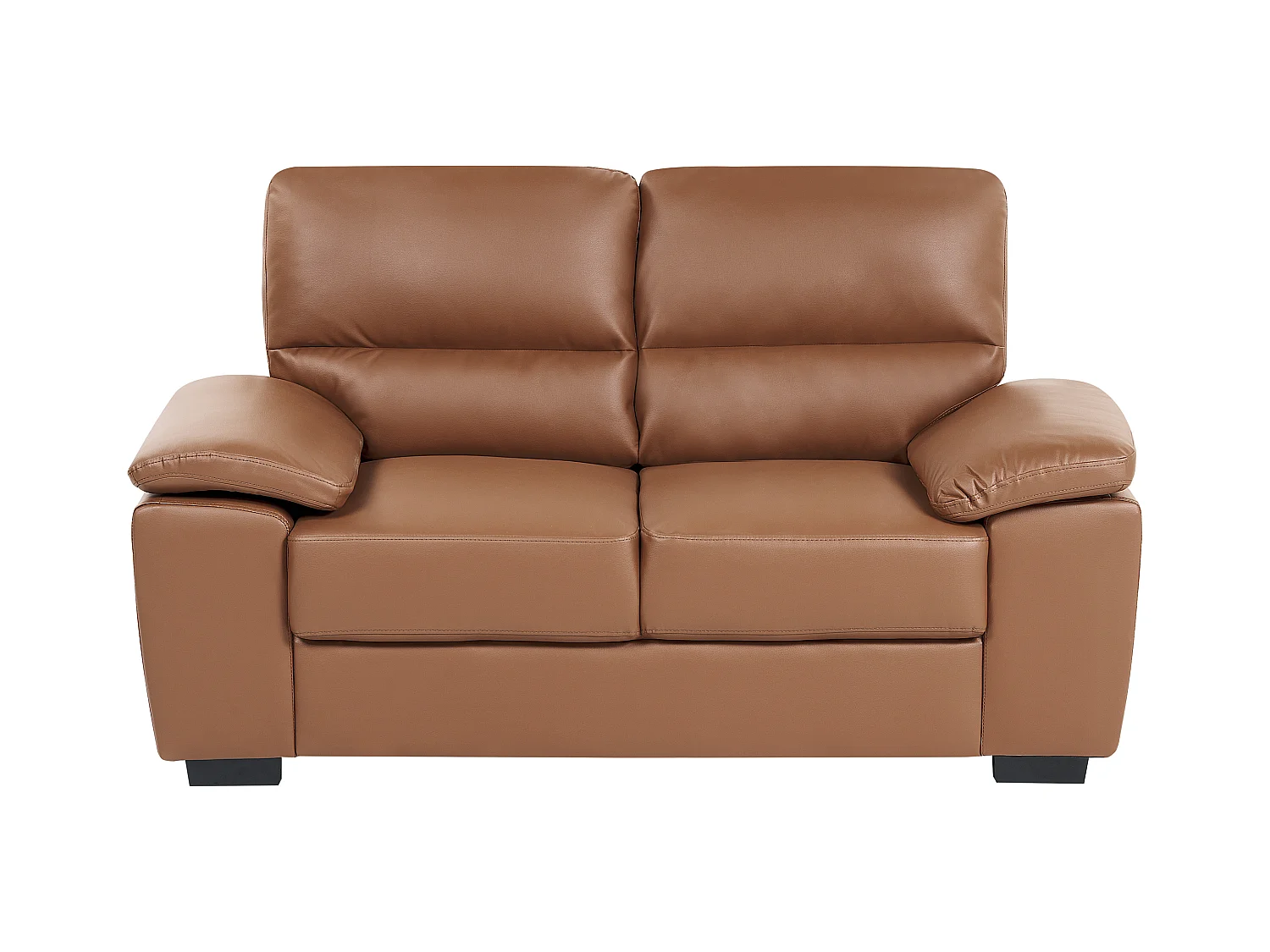 Bank VOGAR Kunstleer Goudbruin 2-zitter