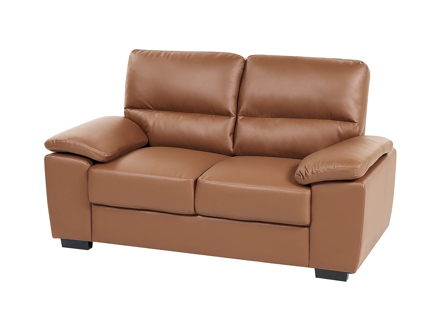 Bank VOGAR Kunstleer Goudbruin 2-zitter