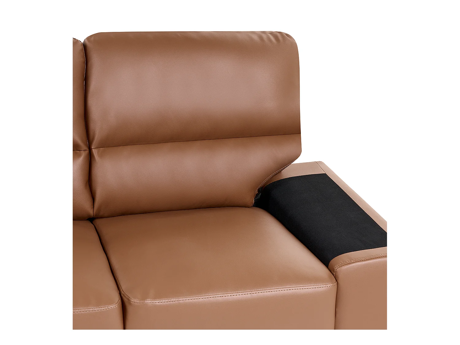 Bank VOGAR Kunstleer Goudbruin 2-zitter