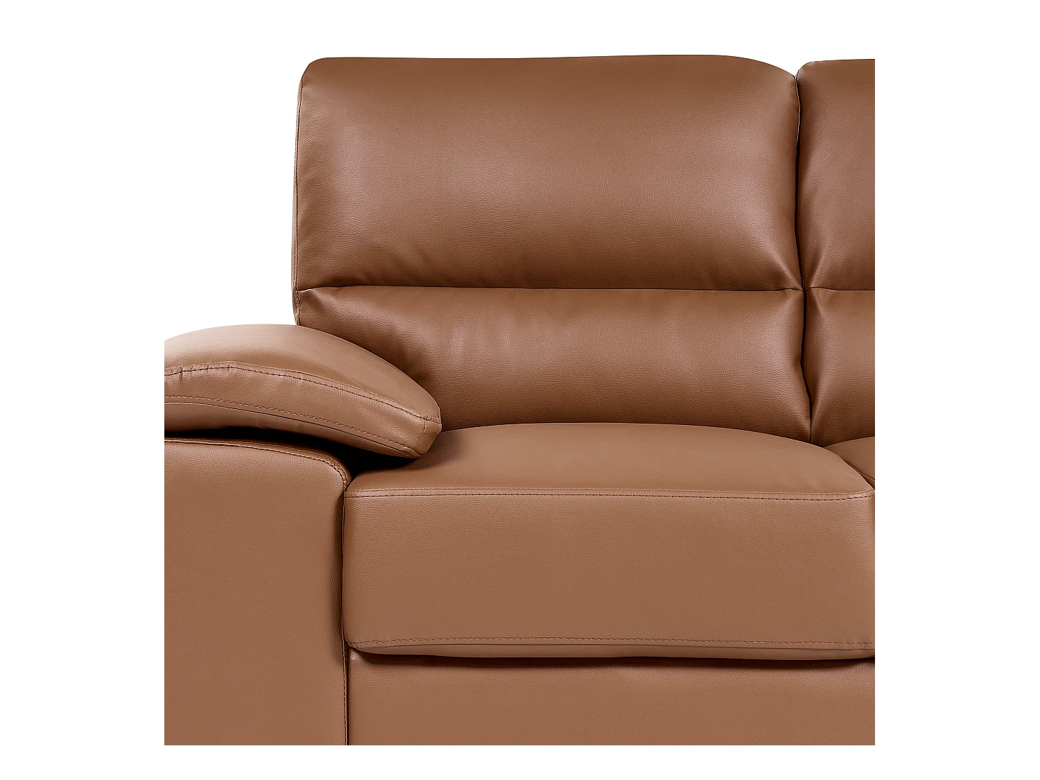 Bank VOGAR Kunstleer Goudbruin 2-zitter