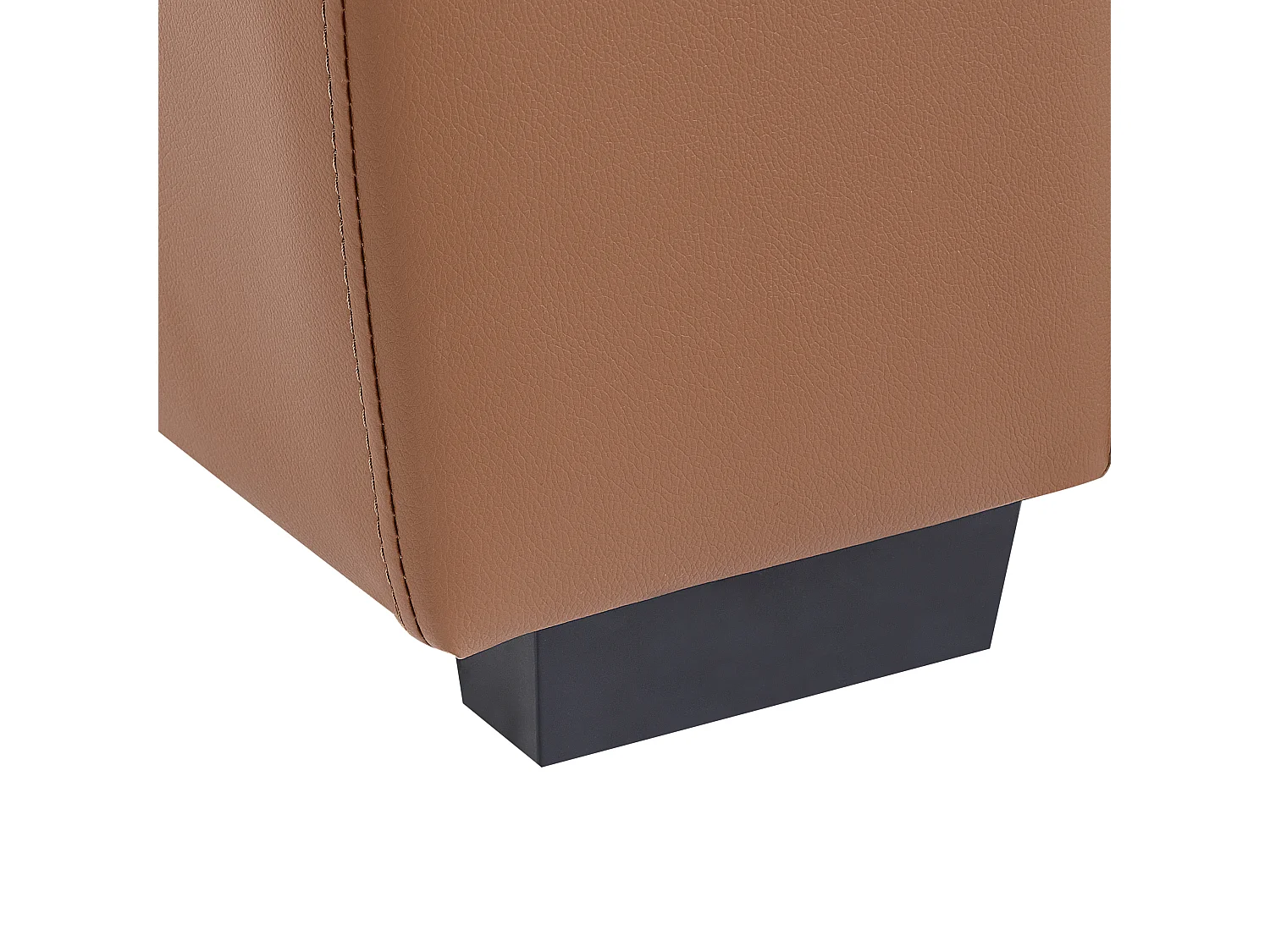 Canapé 2 places VOGAR Cuir PU Marron doré