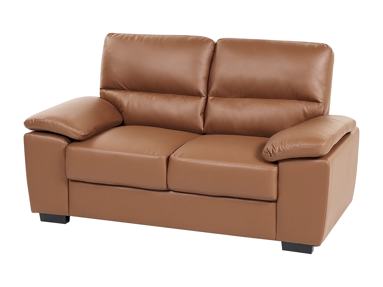 Bank VOGAR Kunstleer Goudbruin 2-zitter