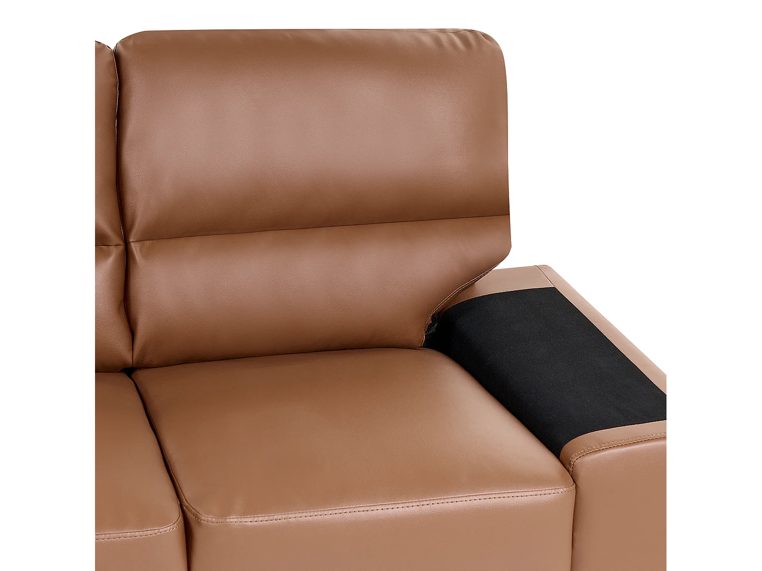 Bank VOGAR Kunstleer Goudbruin 2-zitter