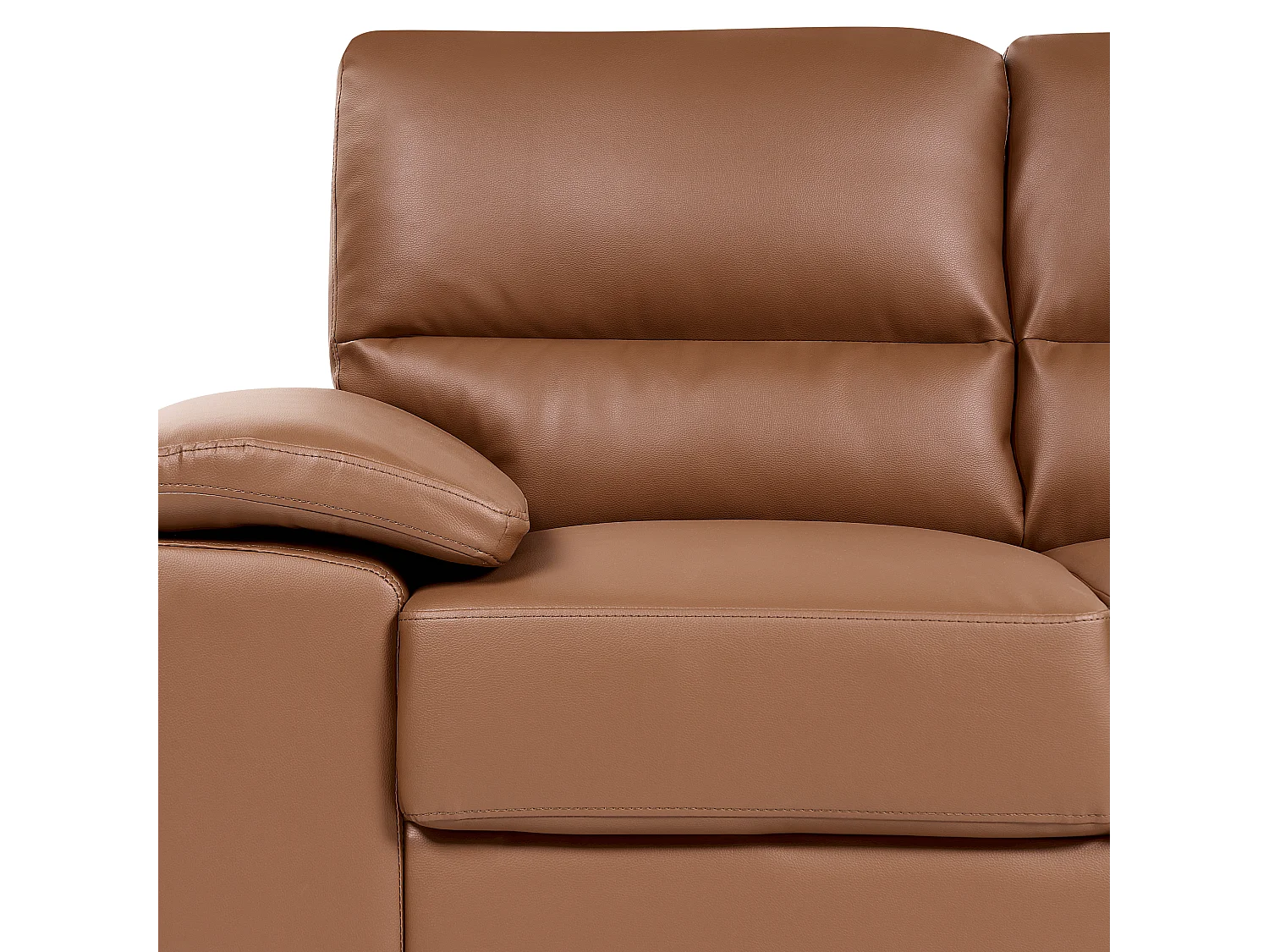 Bank VOGAR Kunstleer Goudbruin 2-zitter