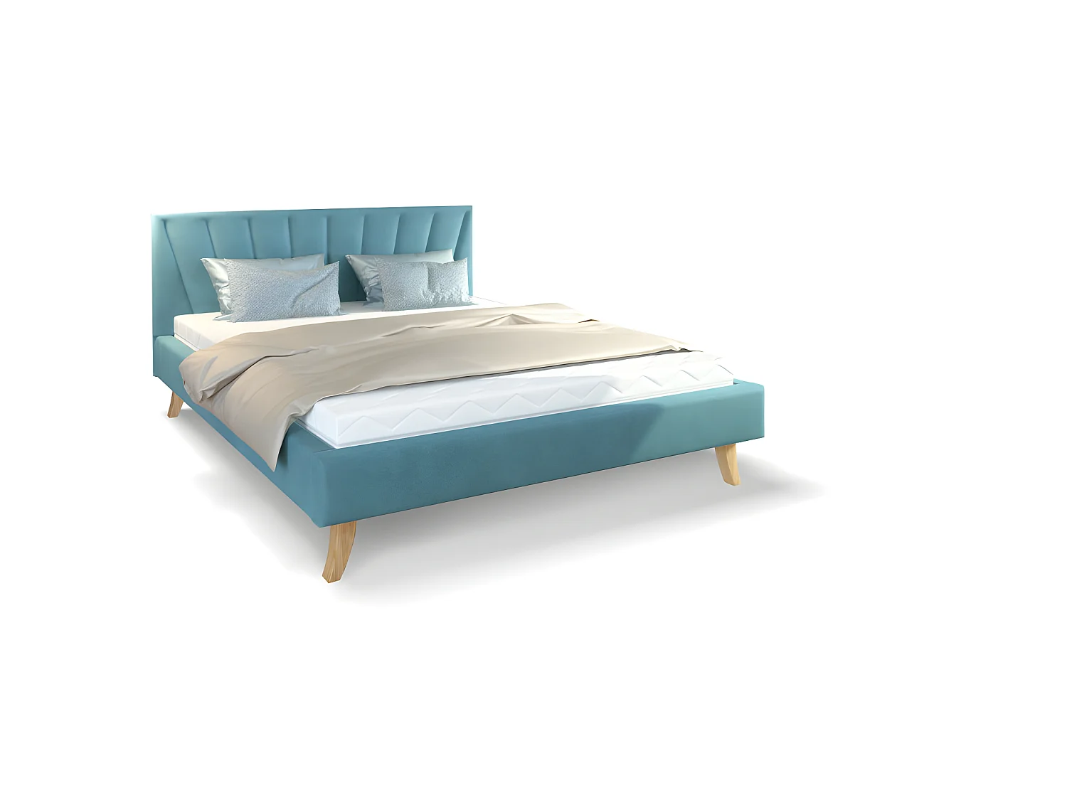 LIT DOUBLE HEAVEN 160x200 Azur