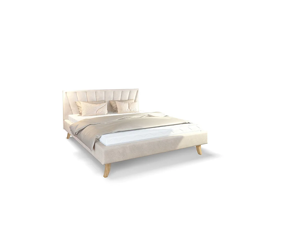 LIT DOUBLE HEAVEN 160x200 Crème