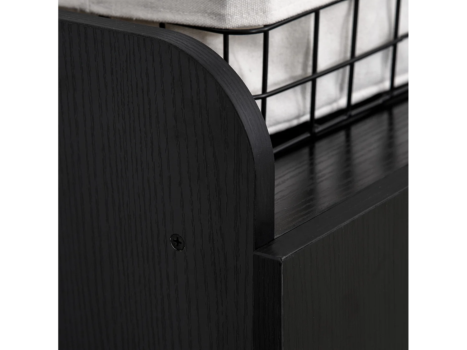 Zapatero negro 83x30x90 cm HOMCOM