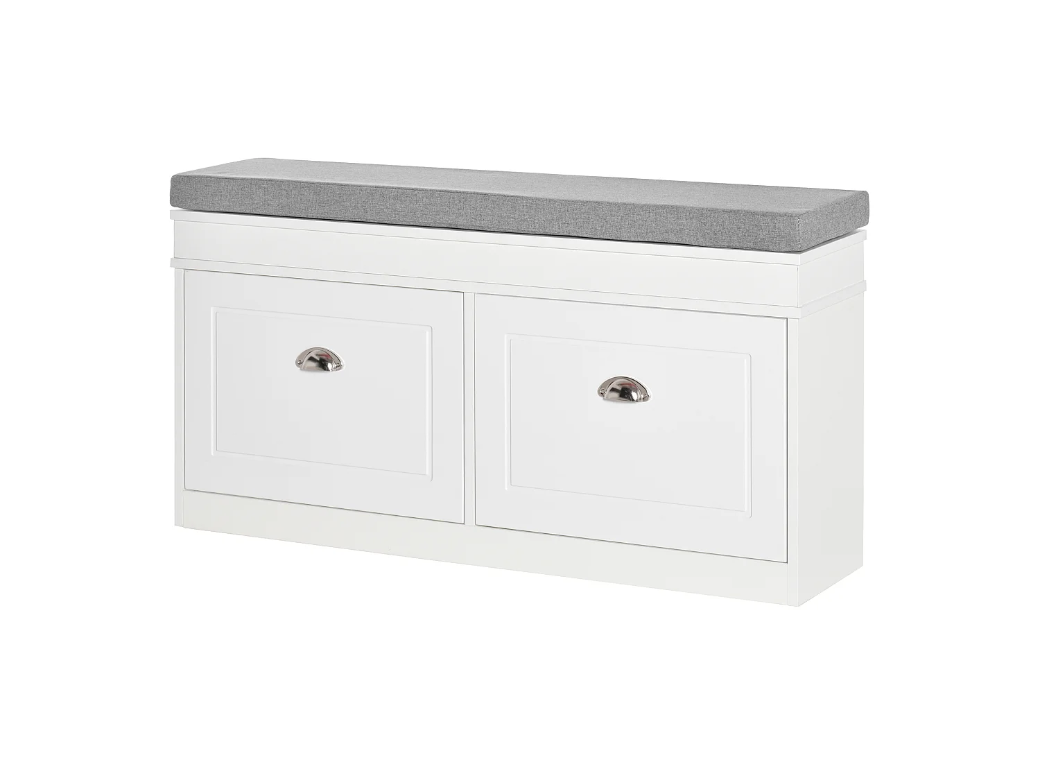 Banco zapatero blanco 104x24x55 cm HOMCOM