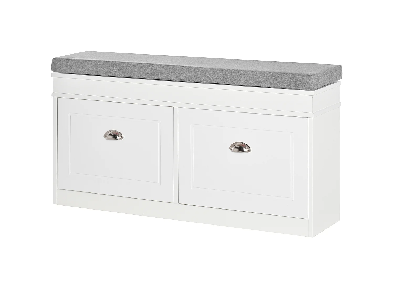 Banco zapatero blanco 104x24x55 cm HOMCOM