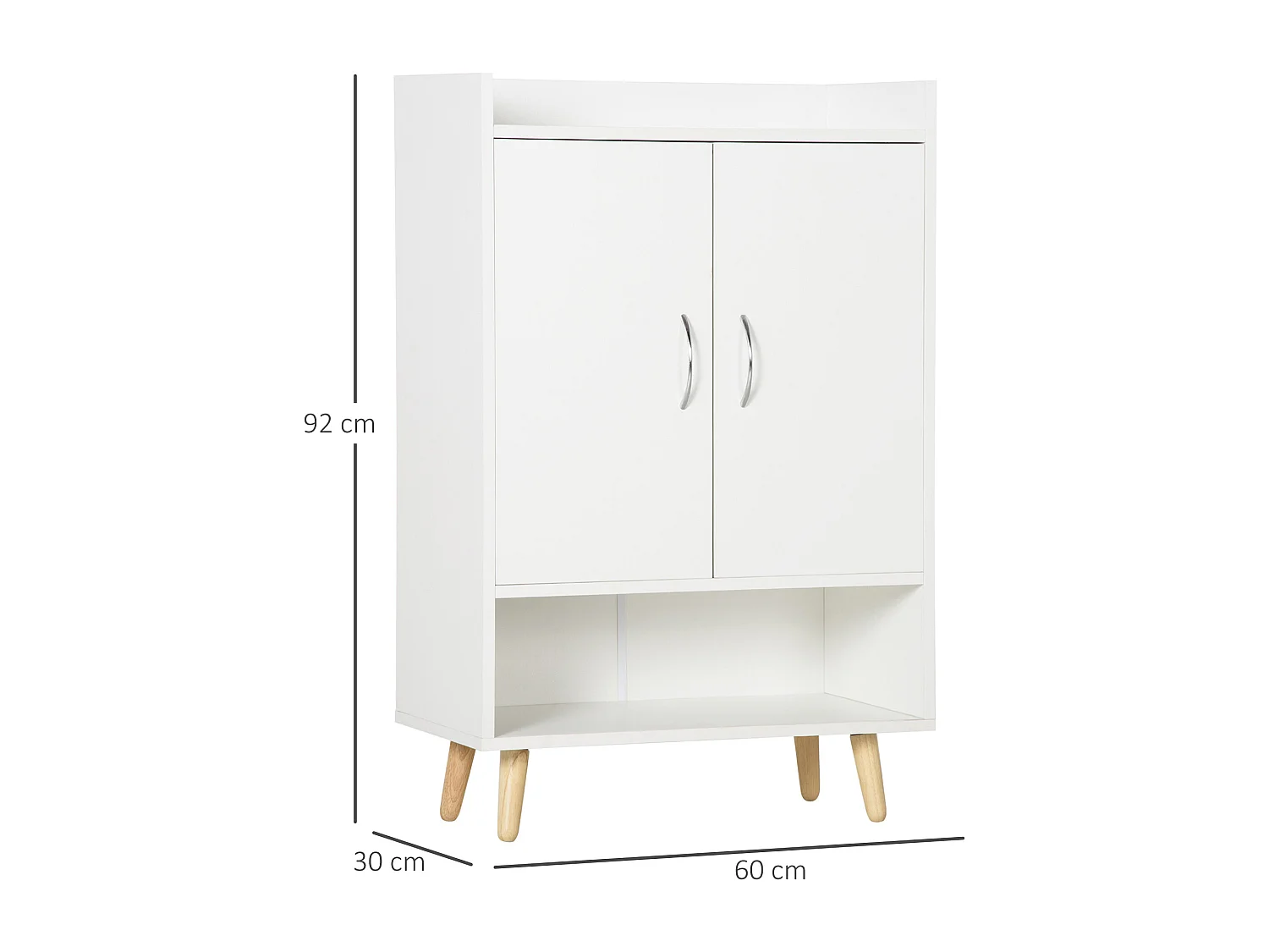 Mueble zapatero blanco 60x30x92 cm HOMCOM