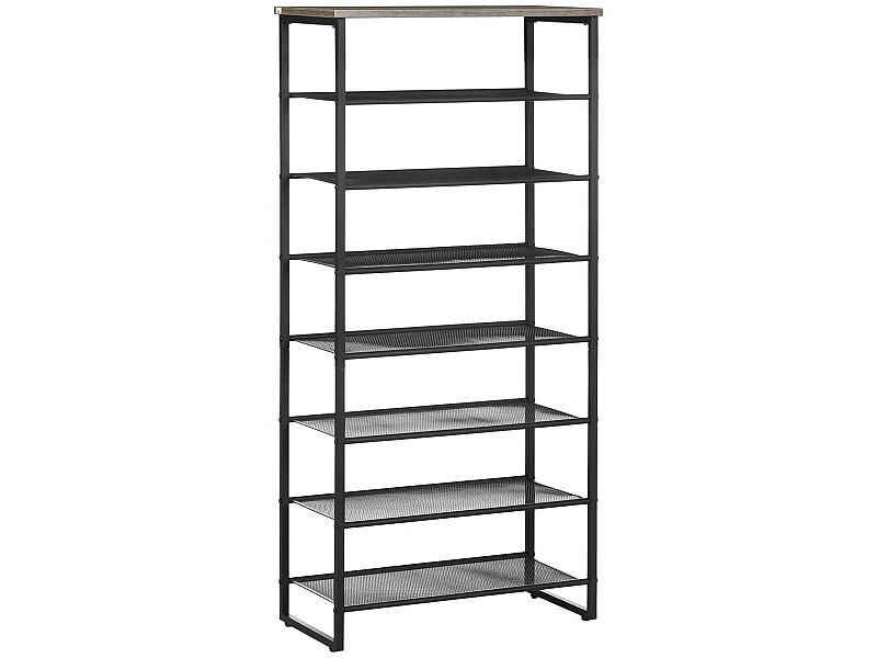 Zapatero gris 60x28.5x126 cm HOMCOM