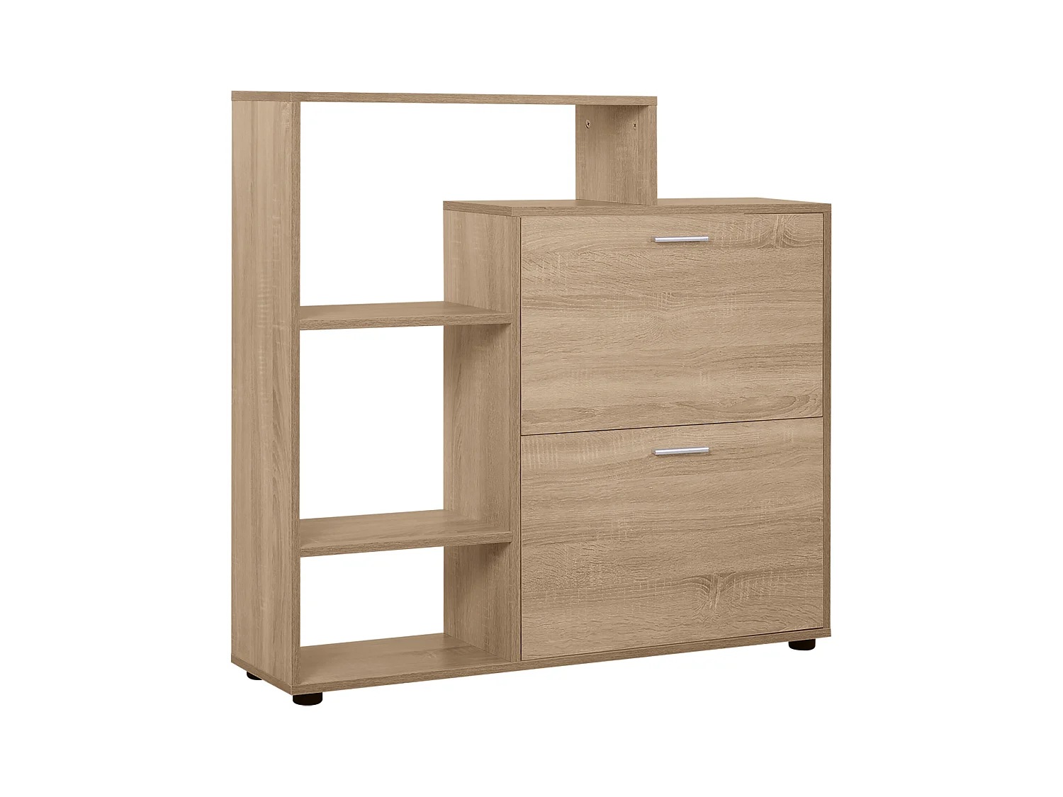 Zapatero madera natural 101,5x25,5x98cm HOMCOM