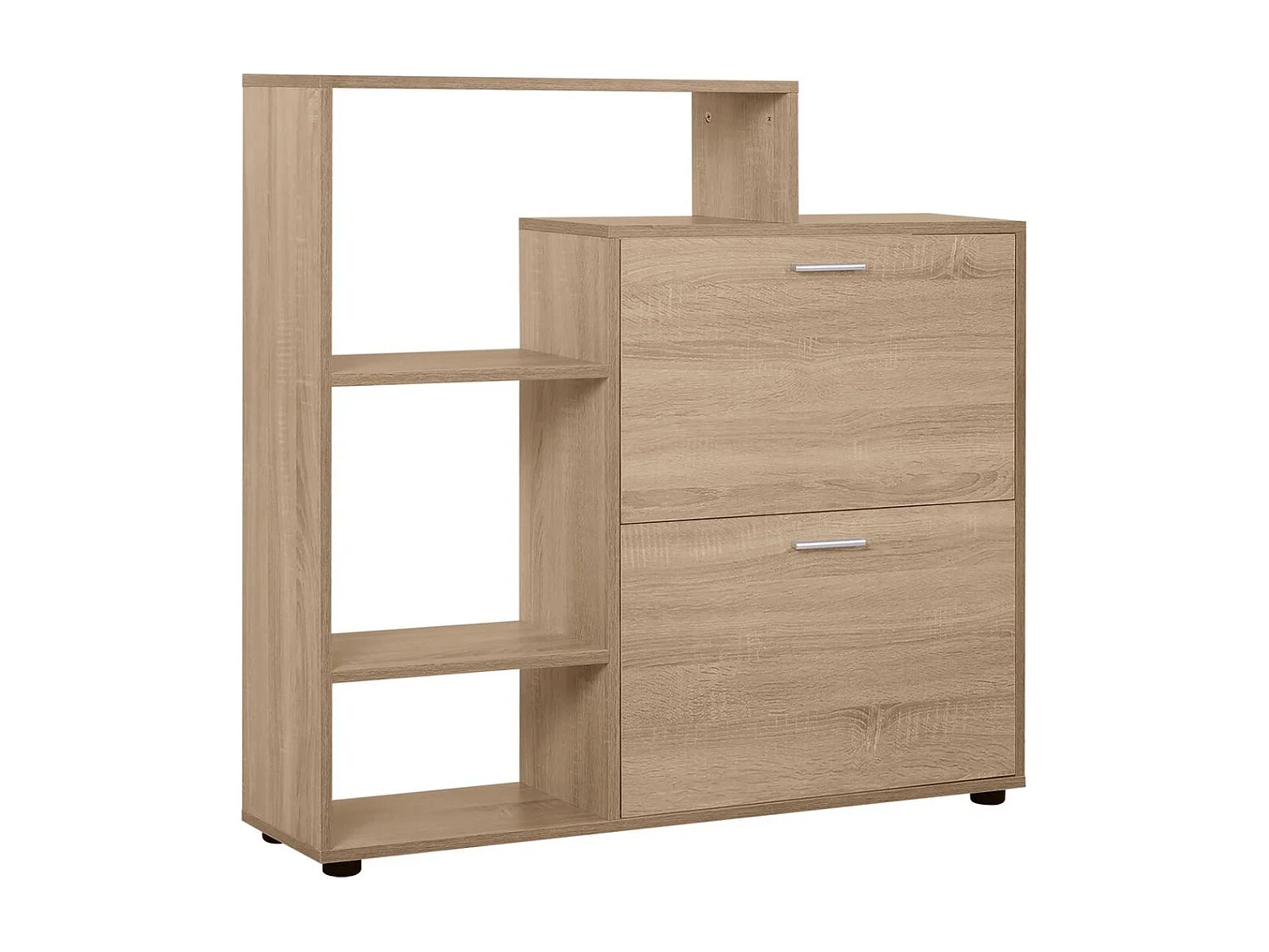 Zapatero madera natural 101,5x25,5x98cm HOMCOM