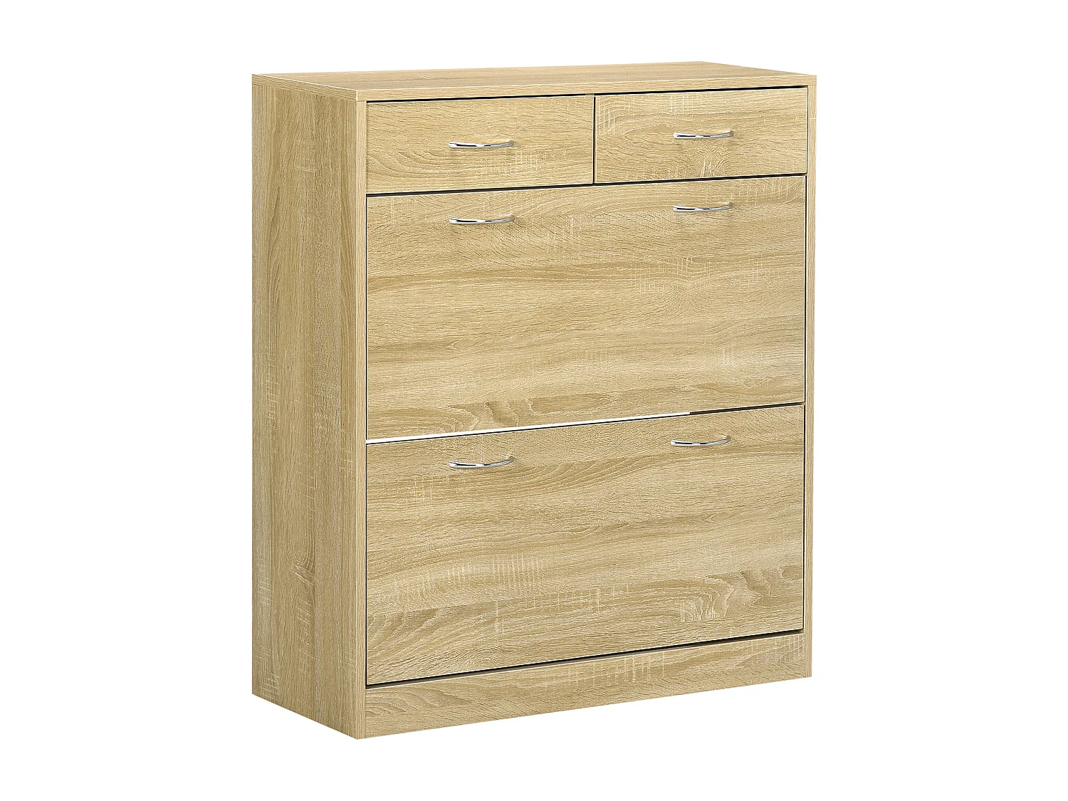 Mueble zapatero roble 80x30x91.5 cm HOMCOM