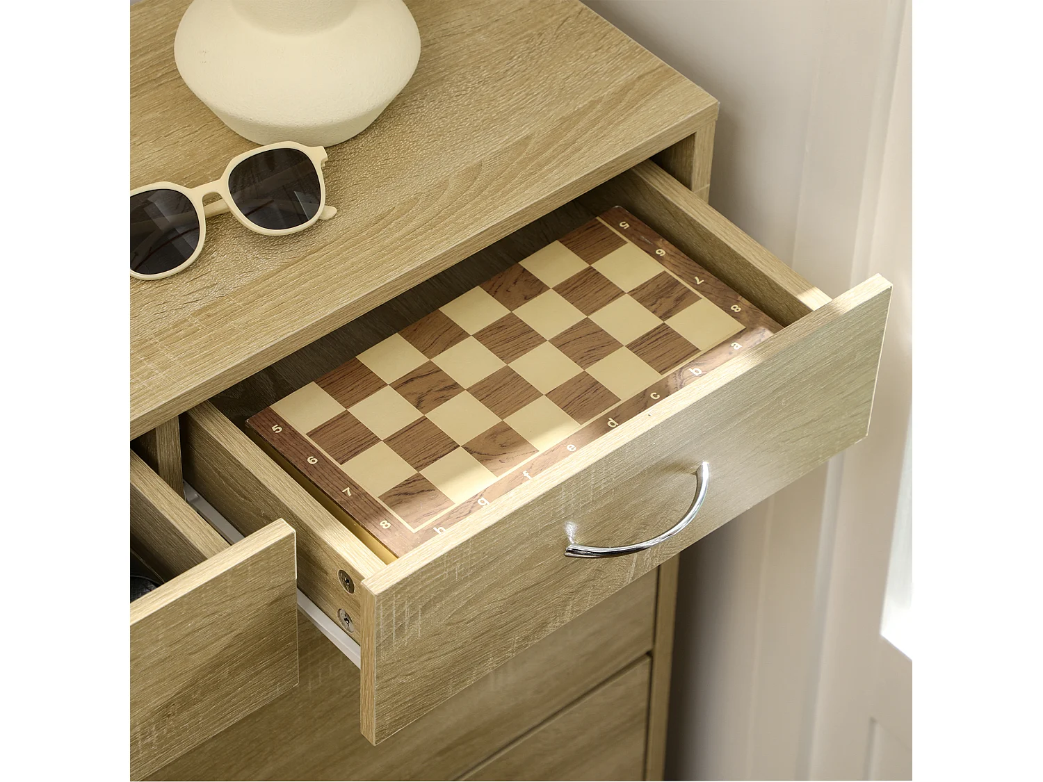 Mueble zapatero roble 80x30x91.5 cm HOMCOM