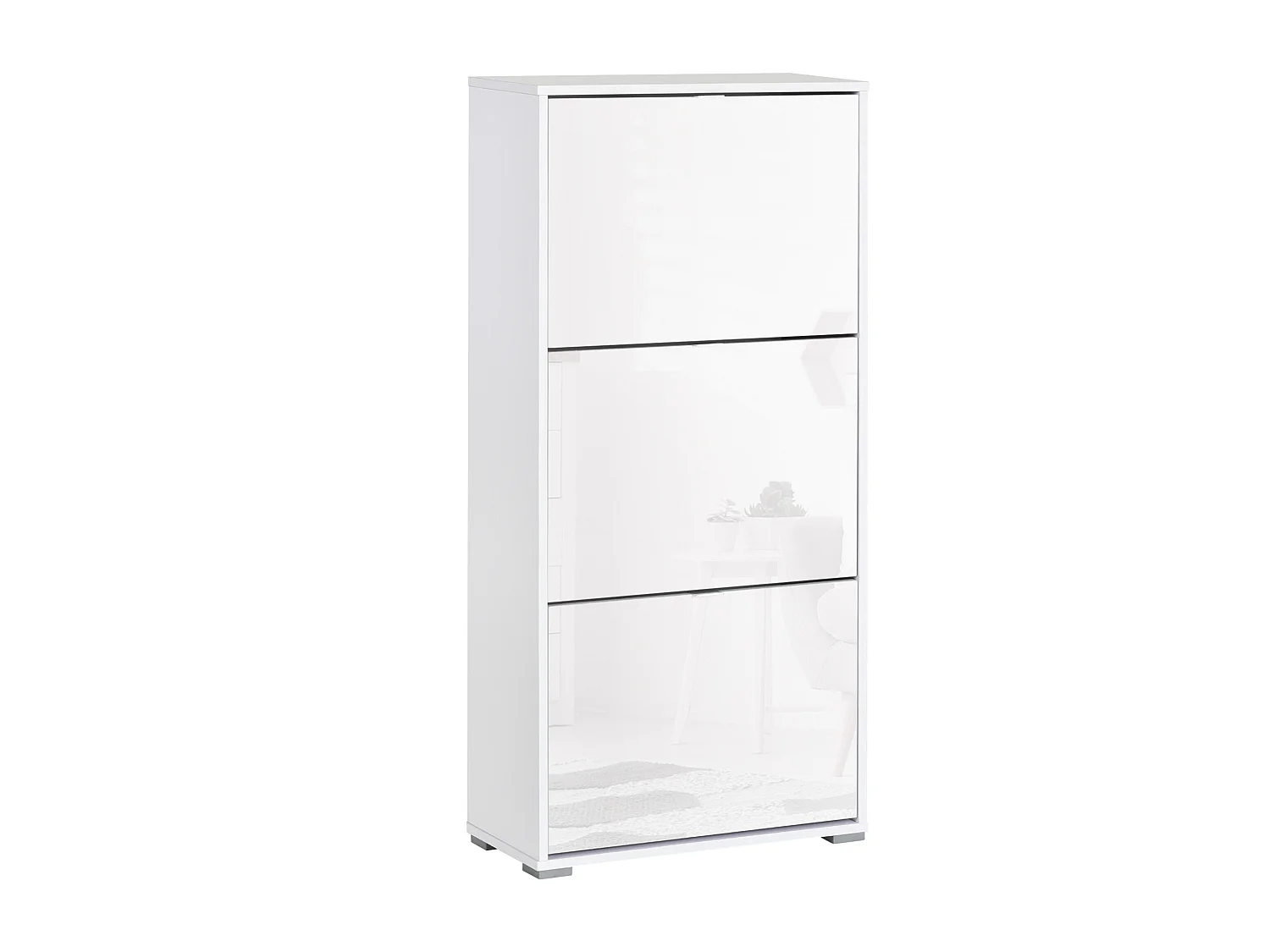 Armario de zapatos blanco 60x26x124 cm HOMCOM