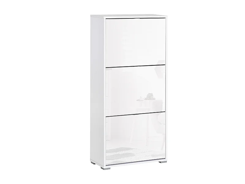 Armario de zapatos blanco 60x26x124 cm HOMCOM