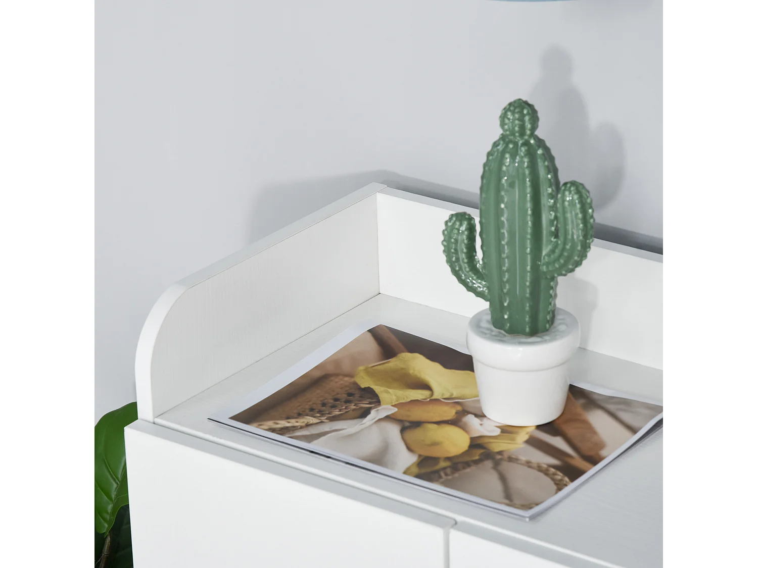 Zapatero blanco 83x30x90 cm HOMCOM