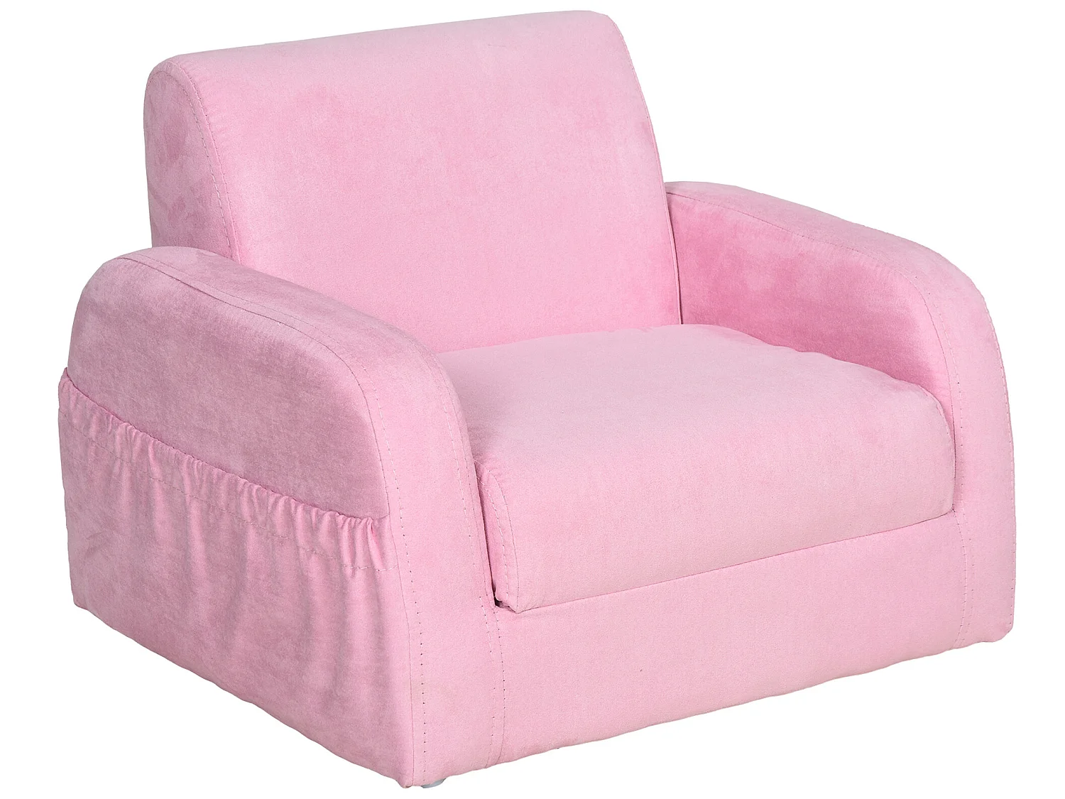 Sillón para niños rosa 47x45x38 cm HOMCOM