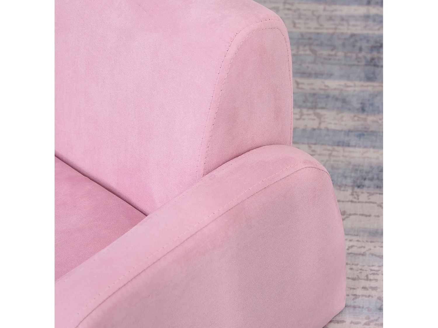 Sillón para niños rosa 47x45x38 cm HOMCOM