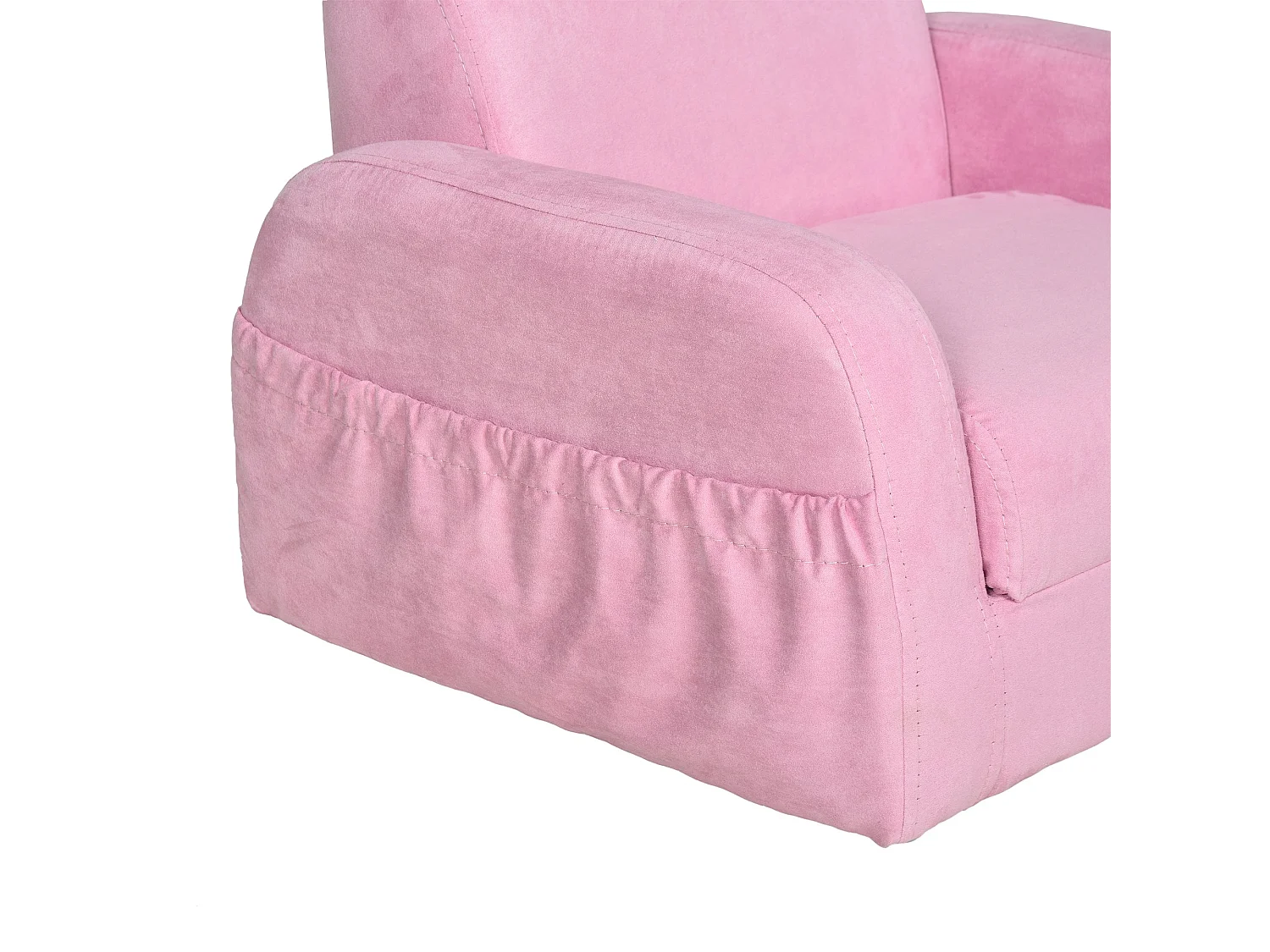 Sillón para niños rosa 47x45x38 cm HOMCOM