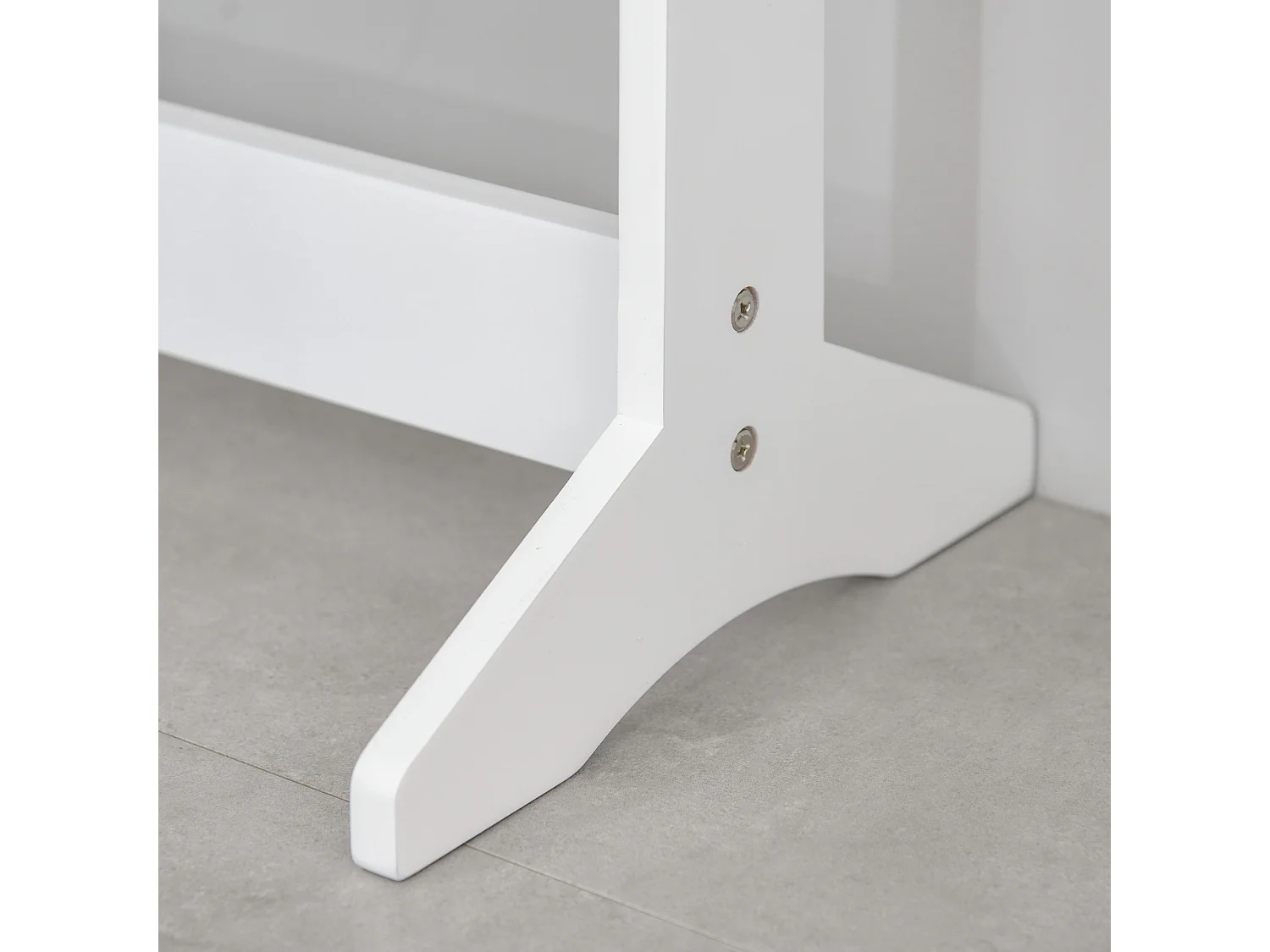 Joyero de pie con espejo blanco 36x30x136 cm HOMCOM