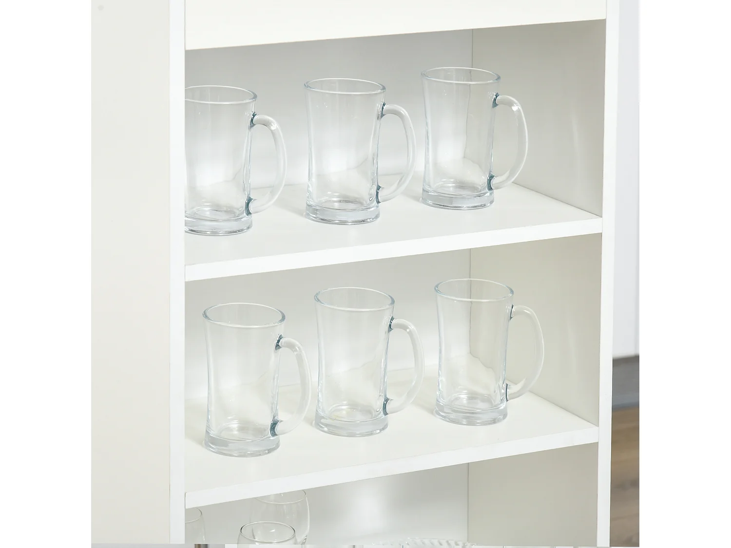 Mesa de bar blanco y gris 115x50x102.7 cm HOMCOM