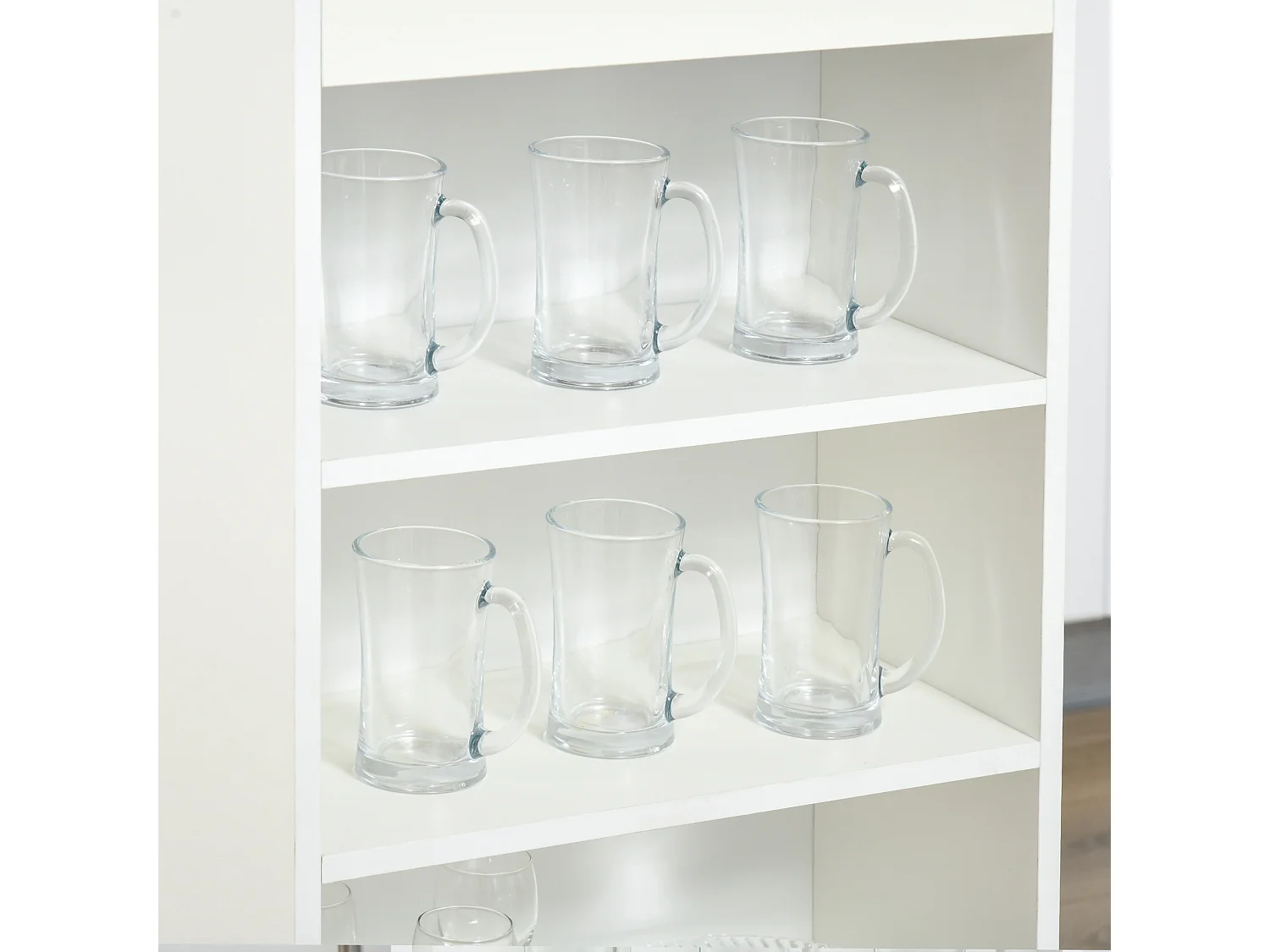 Mesa de bar blanco y gris 115x50x102.7 cm HOMCOM