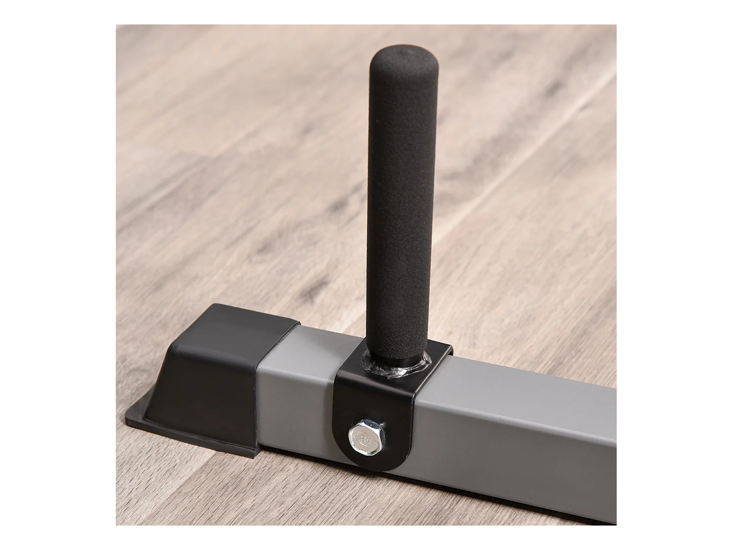 Saco de boxeo colgante con soporte negro y gris 115x157x221 cm HOMCOM