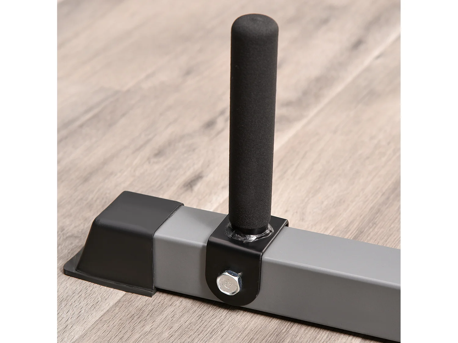 Saco de boxeo colgante con soporte negro y gris 115x157x221 cm HOMCOM