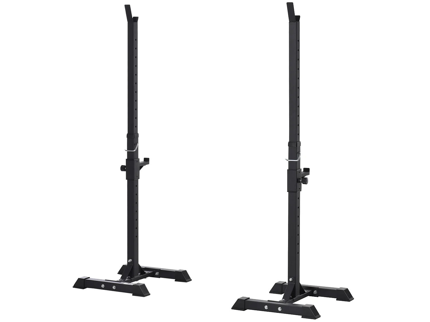 Soporte para barras de pesas negro 50x49x154 cm HOMCOM