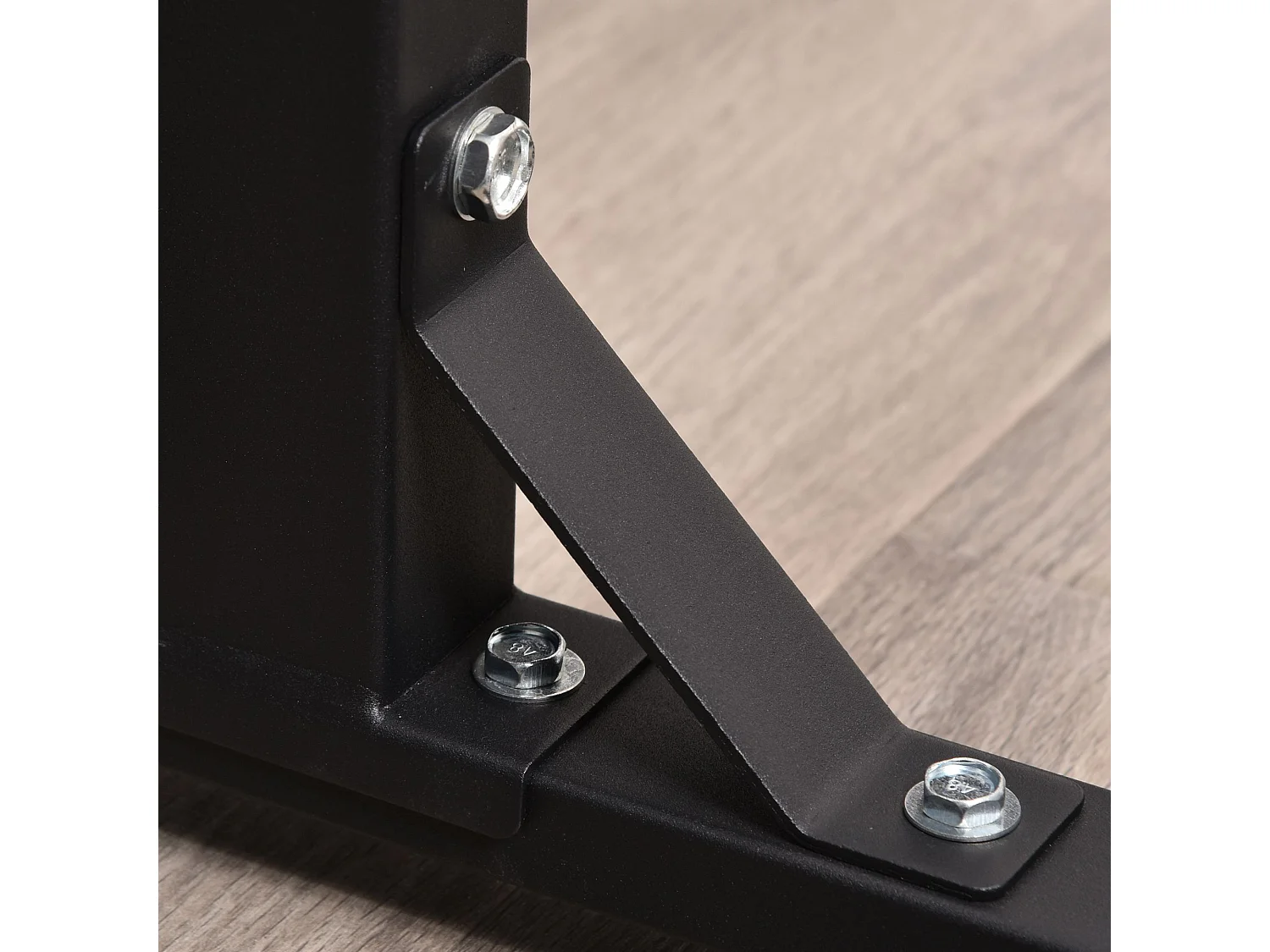 Soporte para barras de pesas negro 50x49x154 cm HOMCOM