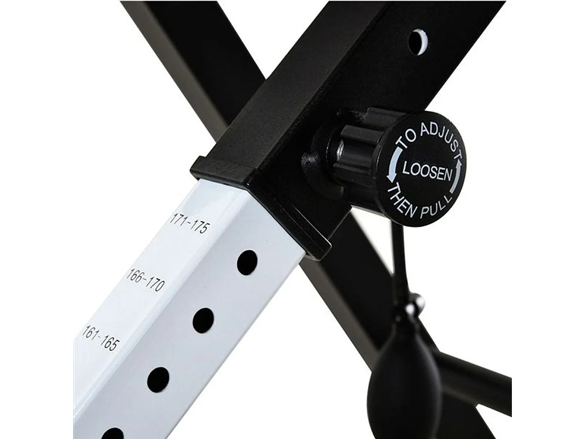 Tabla de inversión negro, rojo 79x114x153 cm HOMCOM