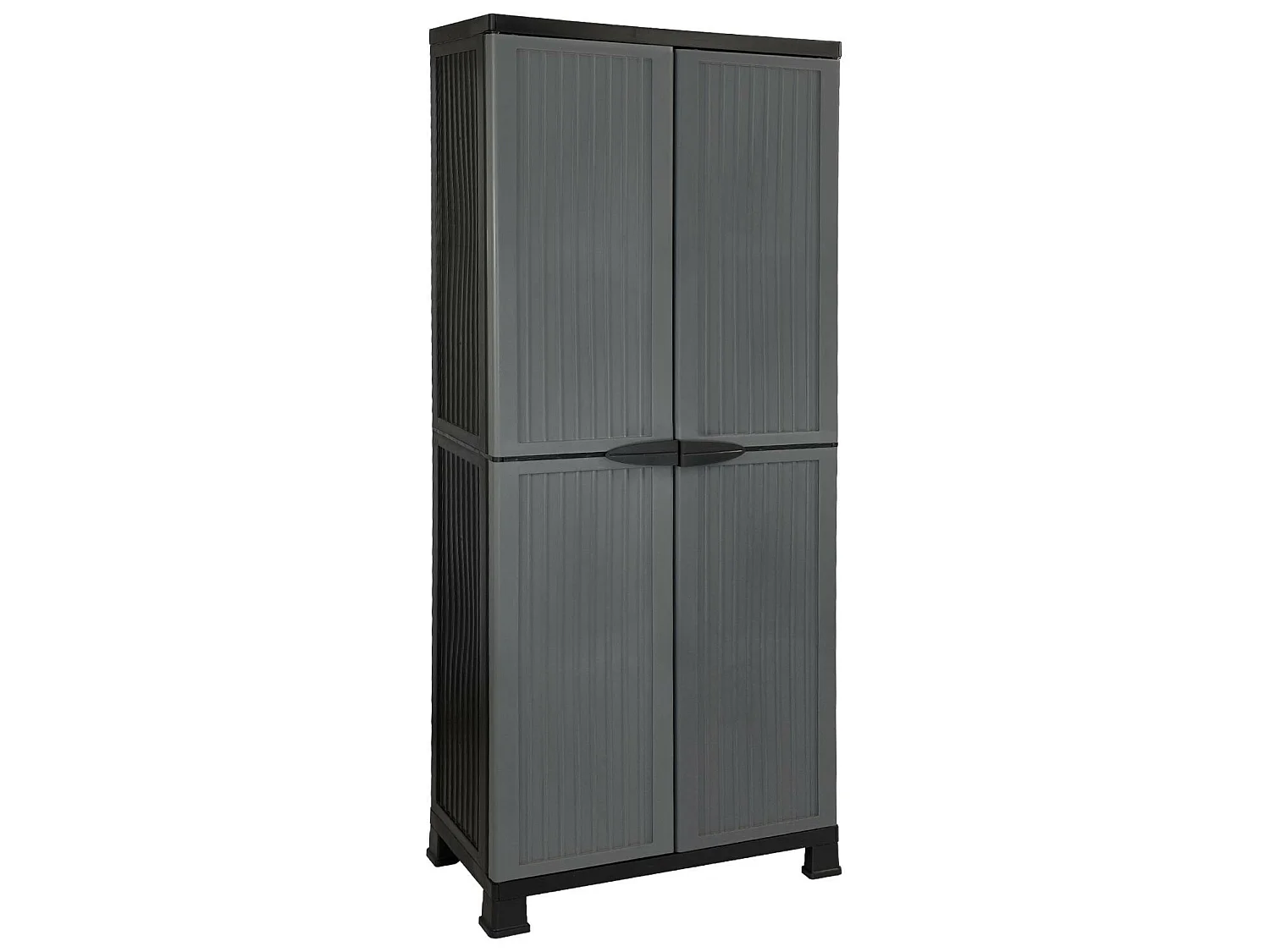 Meuble d'extérieur en résine avec 3 étagères 171x68x39cm O91