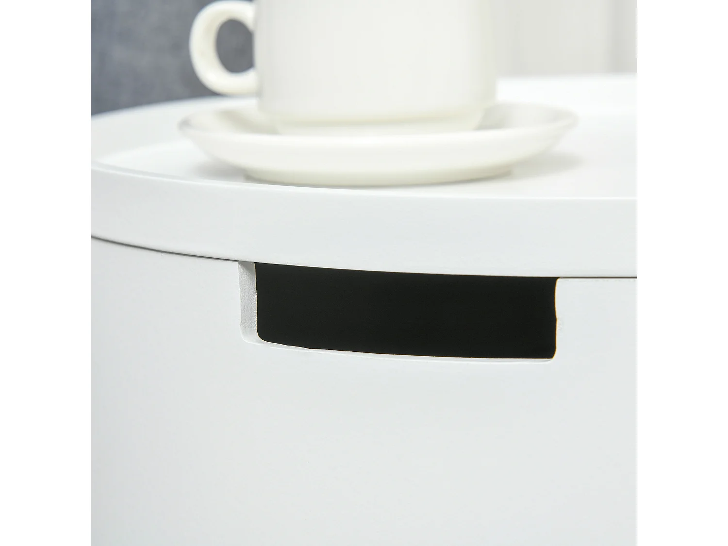 Mesa auxiliar blanco 38x38x63 cm HOMCOM