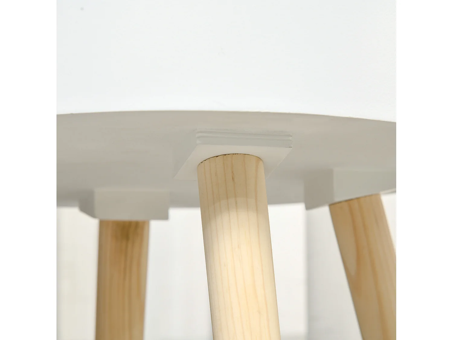 Mesa auxiliar blanco 38x38x63 cm HOMCOM