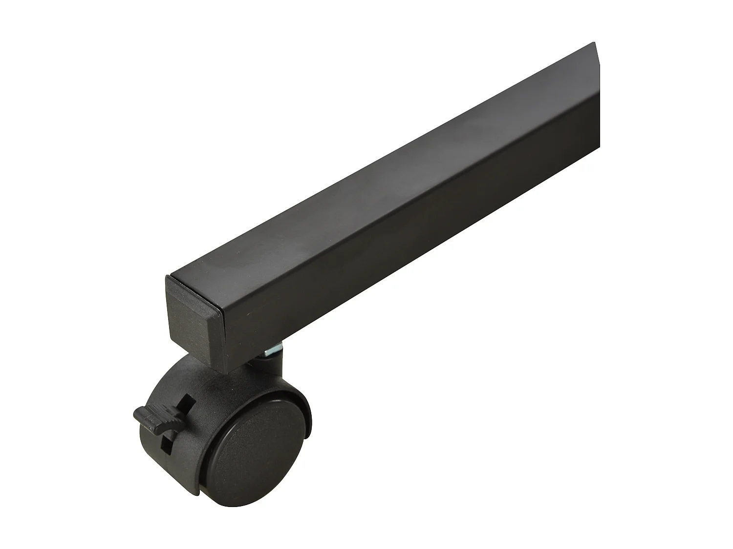 Mesa lateral móvil negro 80x40x82 cm HOMCOM