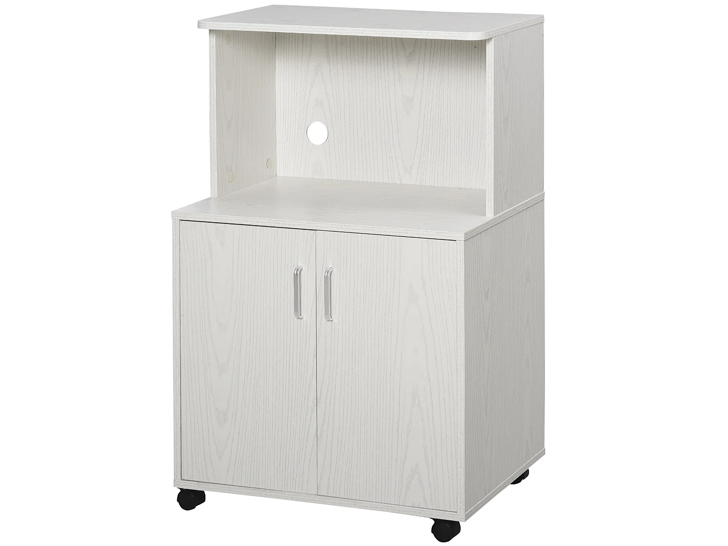 Aparador auxiliar para microondas blanco 60.4x40.3x97 cm HOMCOM