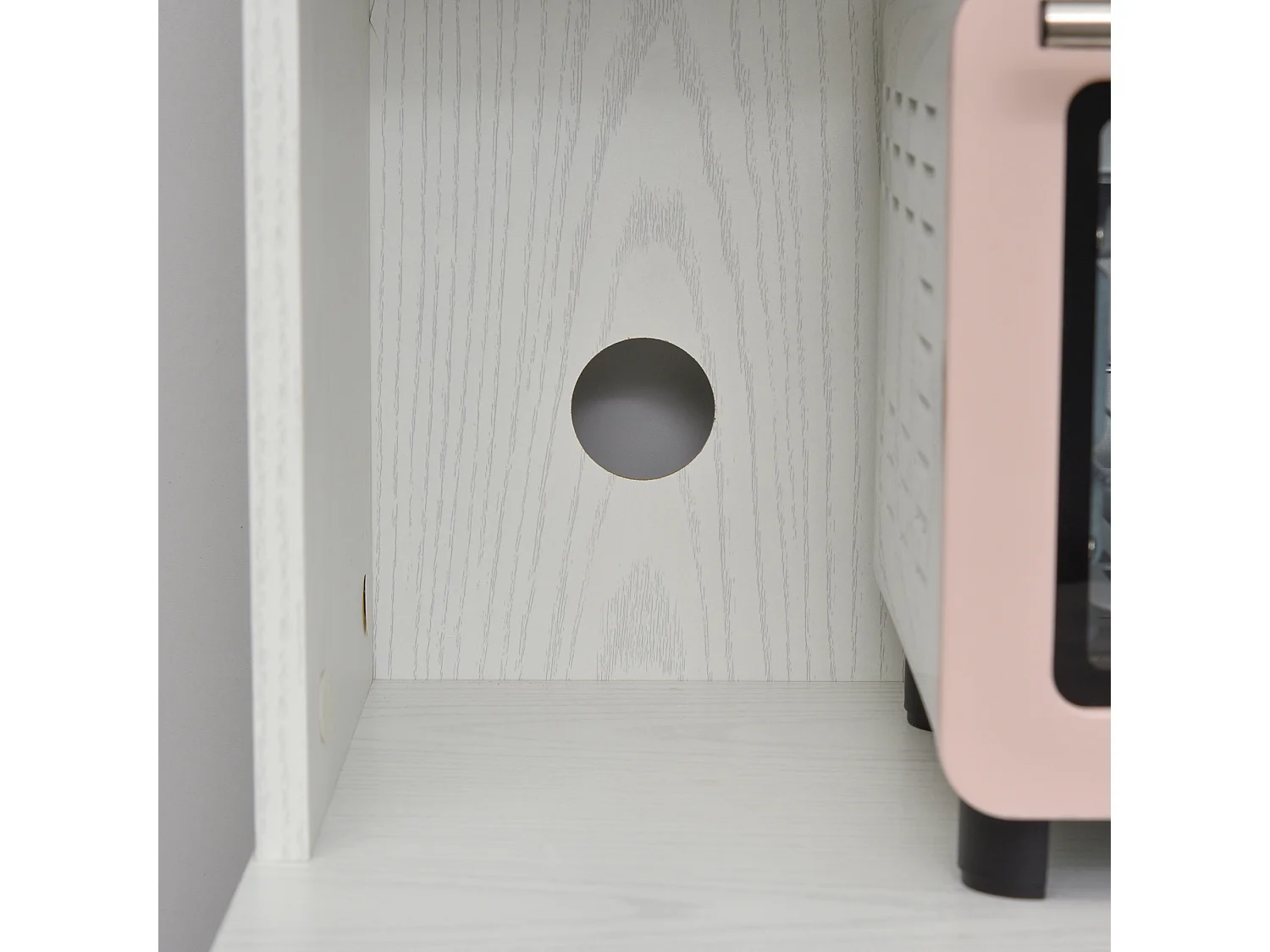 Aparador auxiliar para microondas blanco 60.4x40.3x97 cm HOMCOM