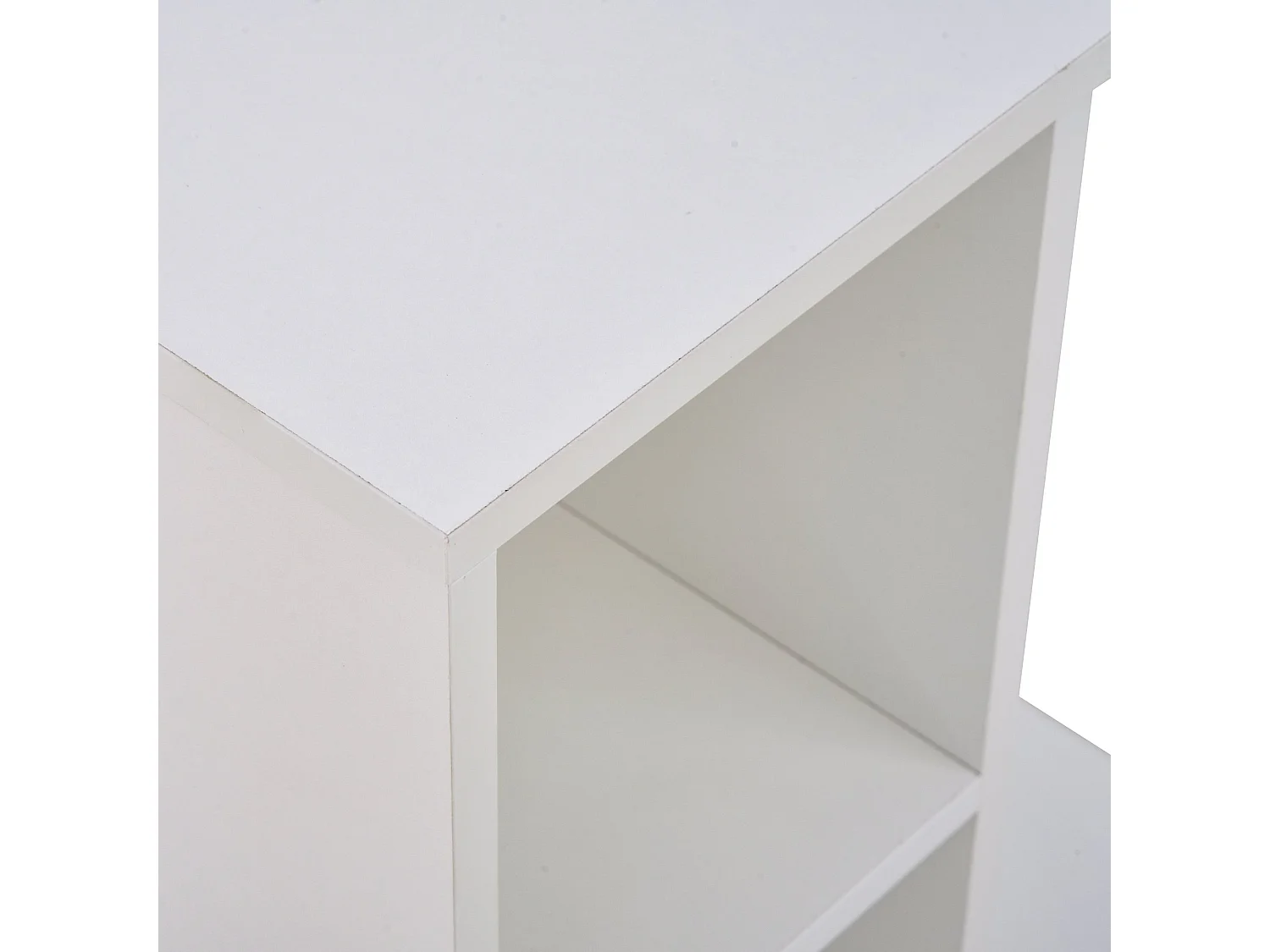 Mesa lateral blanco 45x35x58 cm HOMCOM
