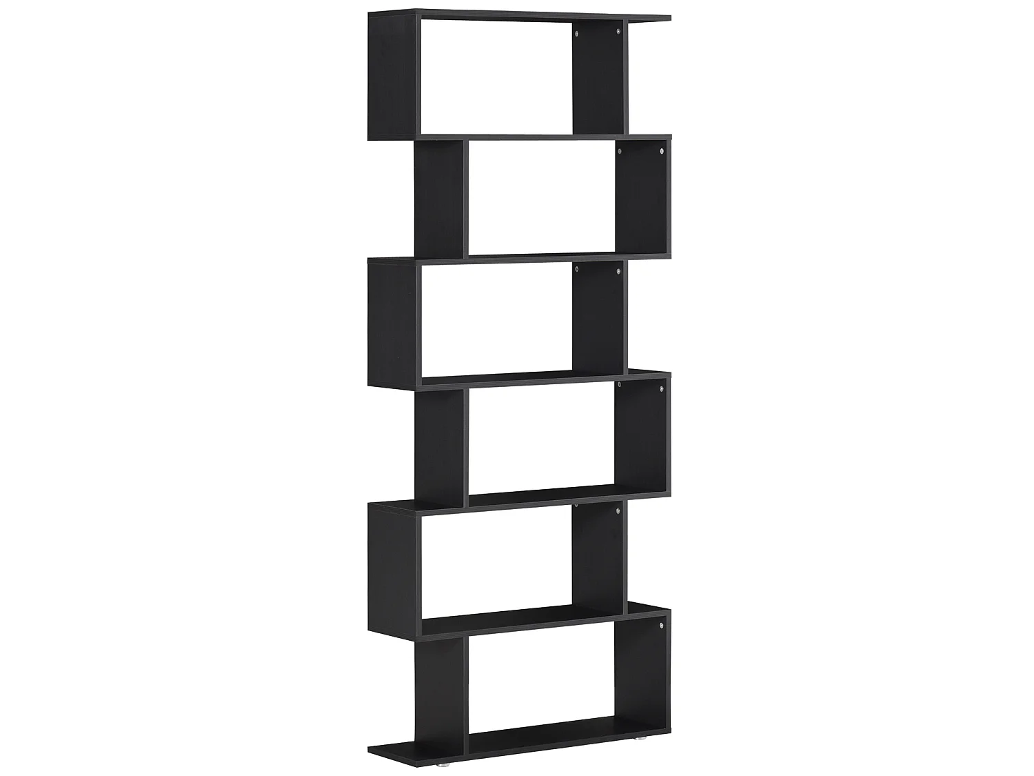 Estantería librería negro 80x24x191 cm HOMCOM