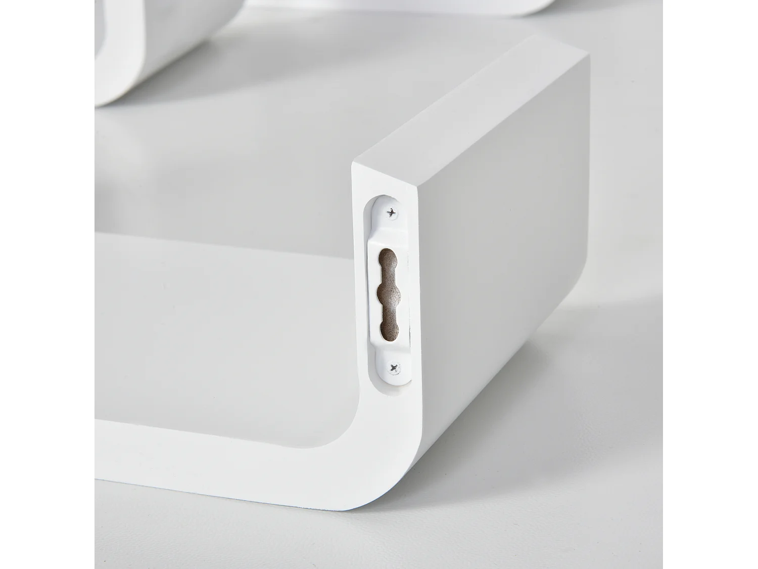 Juego de 3 estantes de pared blanco 60x15x10 cm HOMCOM